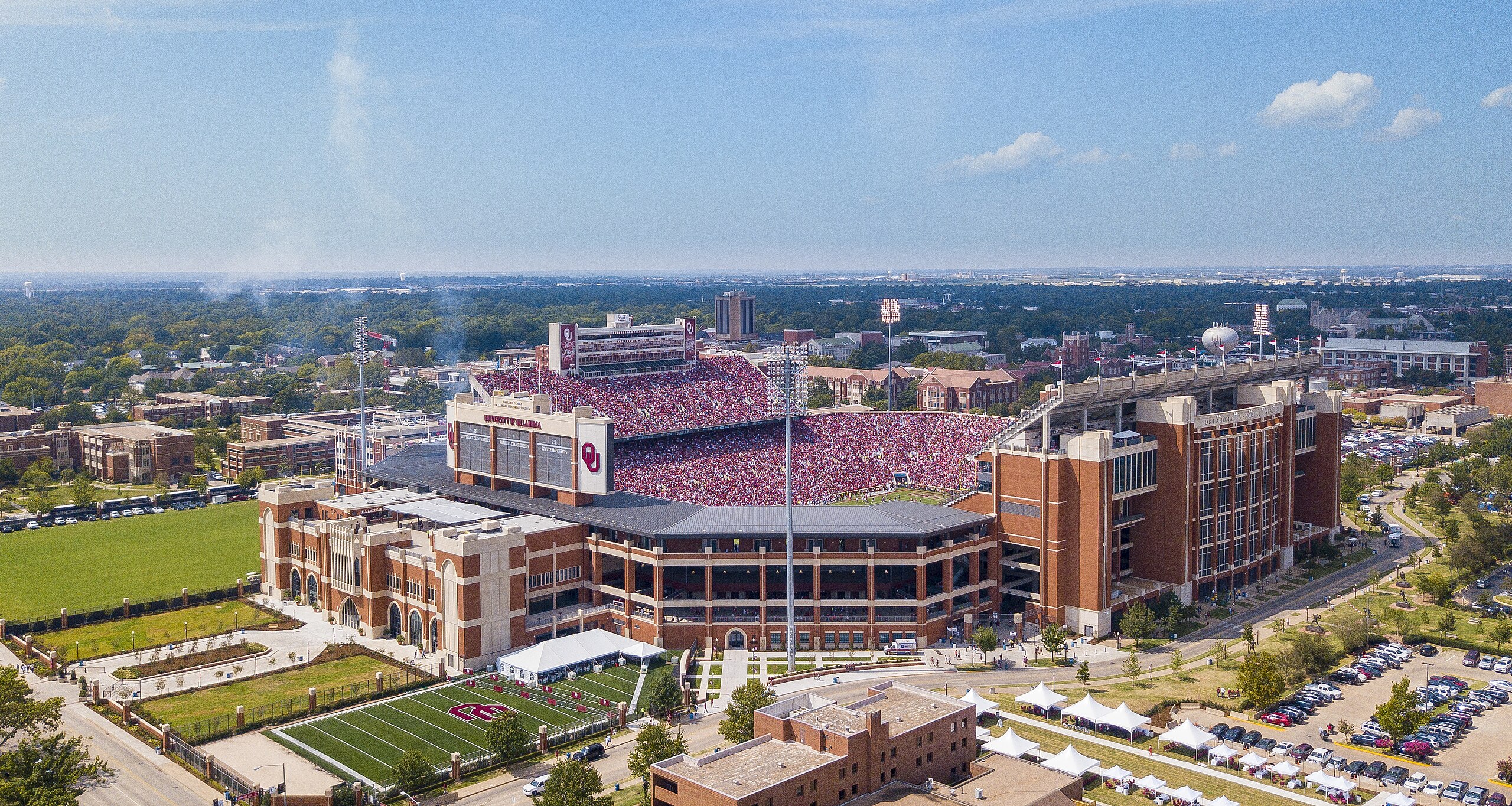 OU Memorial Stadium in Norman, Oklahoma